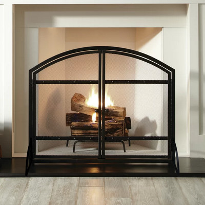 Chevron Fireplace