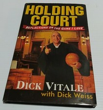 Vintage Basketball Sports Book: Holding Court - SIGNED by Dick Vitale! - 1995 