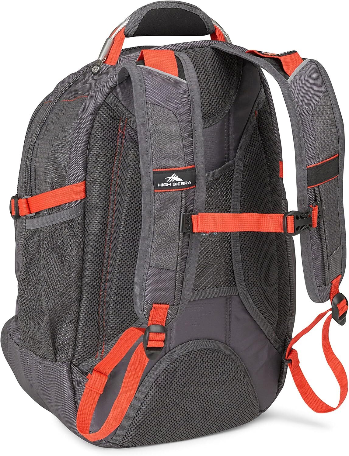 High Sierra XBT - Business Laptop Backpack, One Size, Mercury/Crimson 