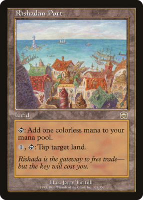 Rishadan Port (x1) _ Mercadian Masques_ EX up to NM _ MTG _