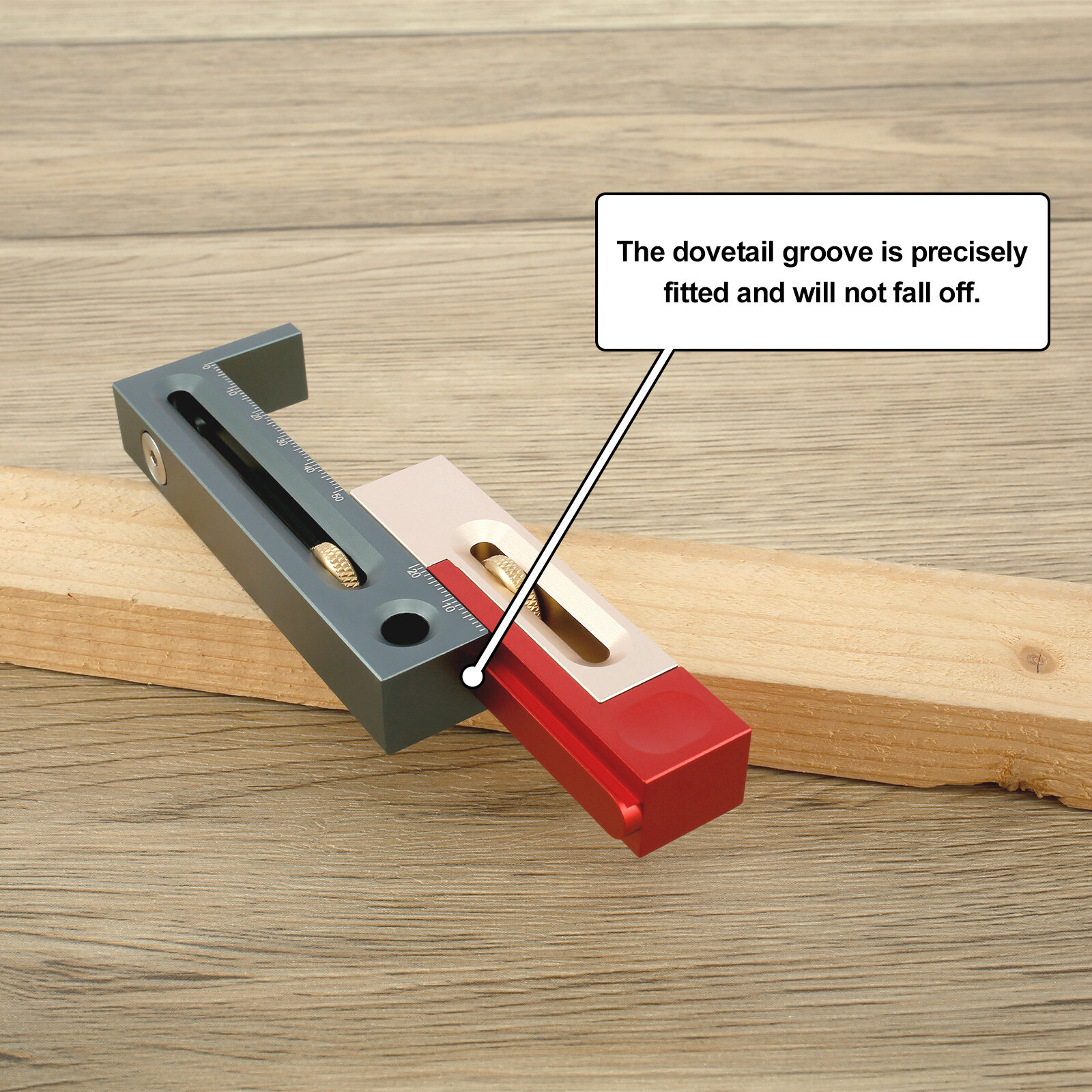 Table Saw Slot Adjuster Precise Mortise Tenon Measuring Tool Metal TR