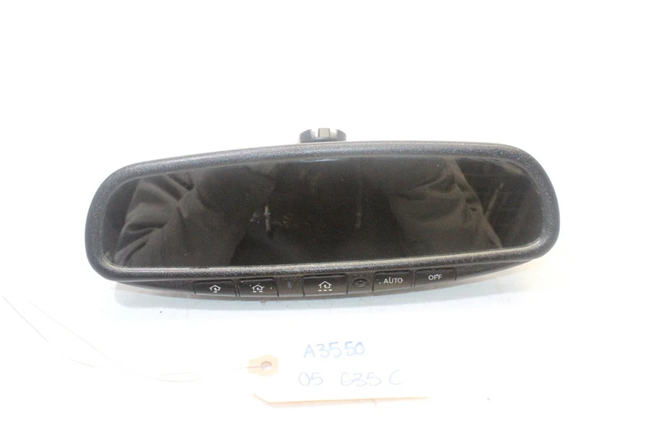 2005 INFINITI G35 COUPE INTERIOR REAR VIEW MIRROR ASSEMBLY A3550 - Изображение 3 из 4