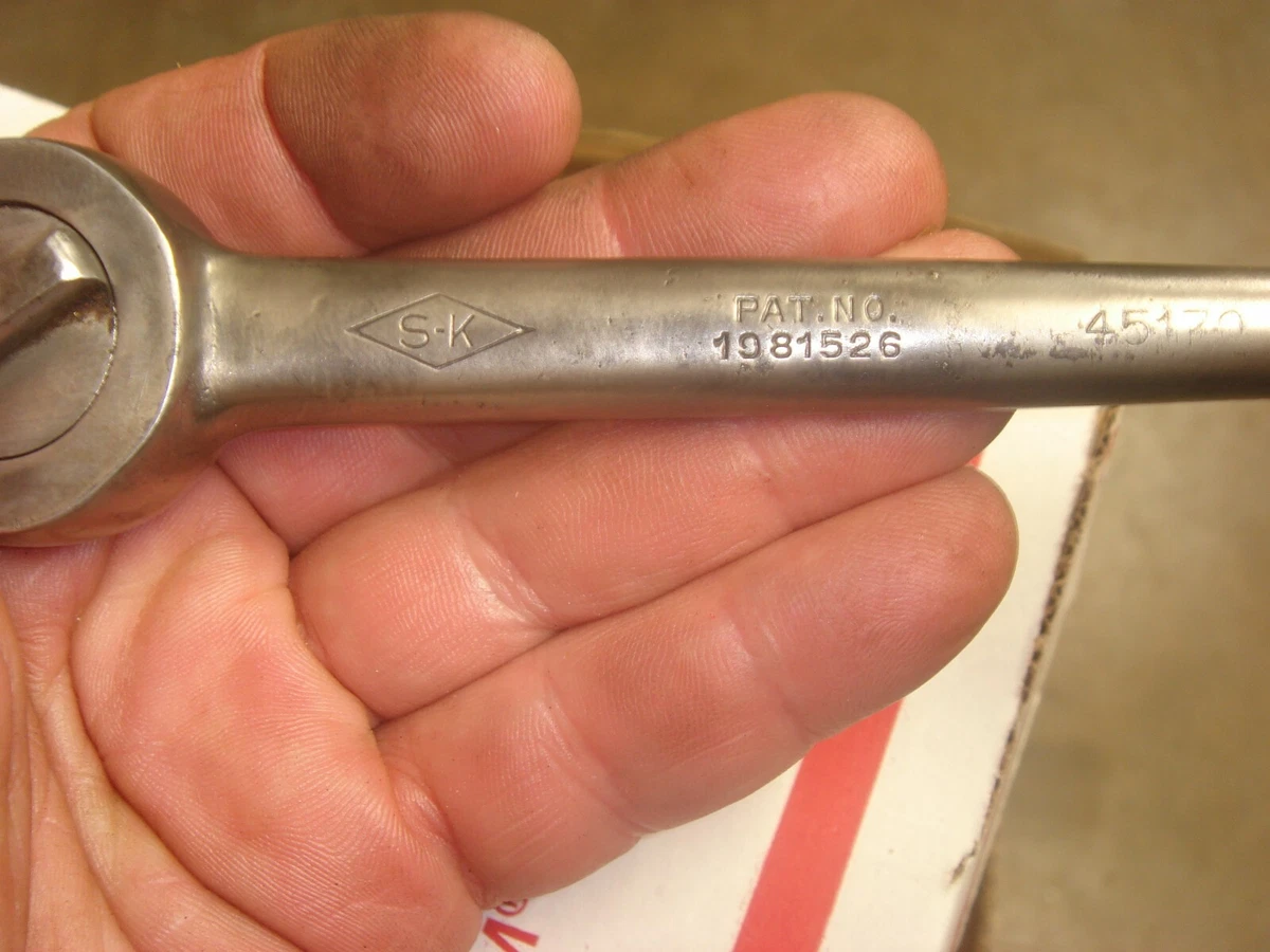 Vintage S K 45170 3 8 Drive Ratchet USA