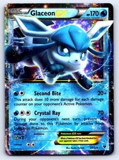 Glaceon EX Holo Ultra Rare XY - Fates Collide 20/124 LP on eBay