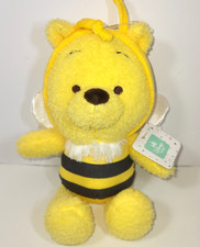Disney Baby Winnie the Pooh in Bee Costume w/Crinkly Wings, Plush, 12" Long, NWT