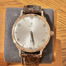 Men’s Omega 18kt Rose Gold Jumbo Size Watch 37.5mm Runs Perfectly 51254
