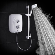 Mira Elite SE Pumped Electric 9.8kW White & Chrome Shower Model 1.1941.001