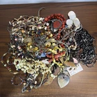 Vintage & Modern Jewelry 3 LB Lot Costume Repair Crafts Repurpose Junk Drawer