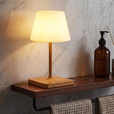 Shower Lamp Waterproof,4000mAh Battery Rechargeable Cordless Table Lamp for I...
