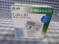 BellSouth Model CI 43 Caller ID W/Call Waiting 40 Memory Pre-Owned FREE SHIP.