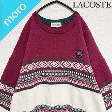 LACOSTE knit with one-point logo, 100 wool, RT