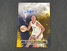 2023 PANINI ORIGINS WNBA DIAMOND MILLER ROOKIE GOLD PARALLEL AUTO 3/10 LYNX RC