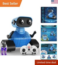 Rechargeable Remote Control Emo Robot with Dance Moves LED Eyes for Kids 5