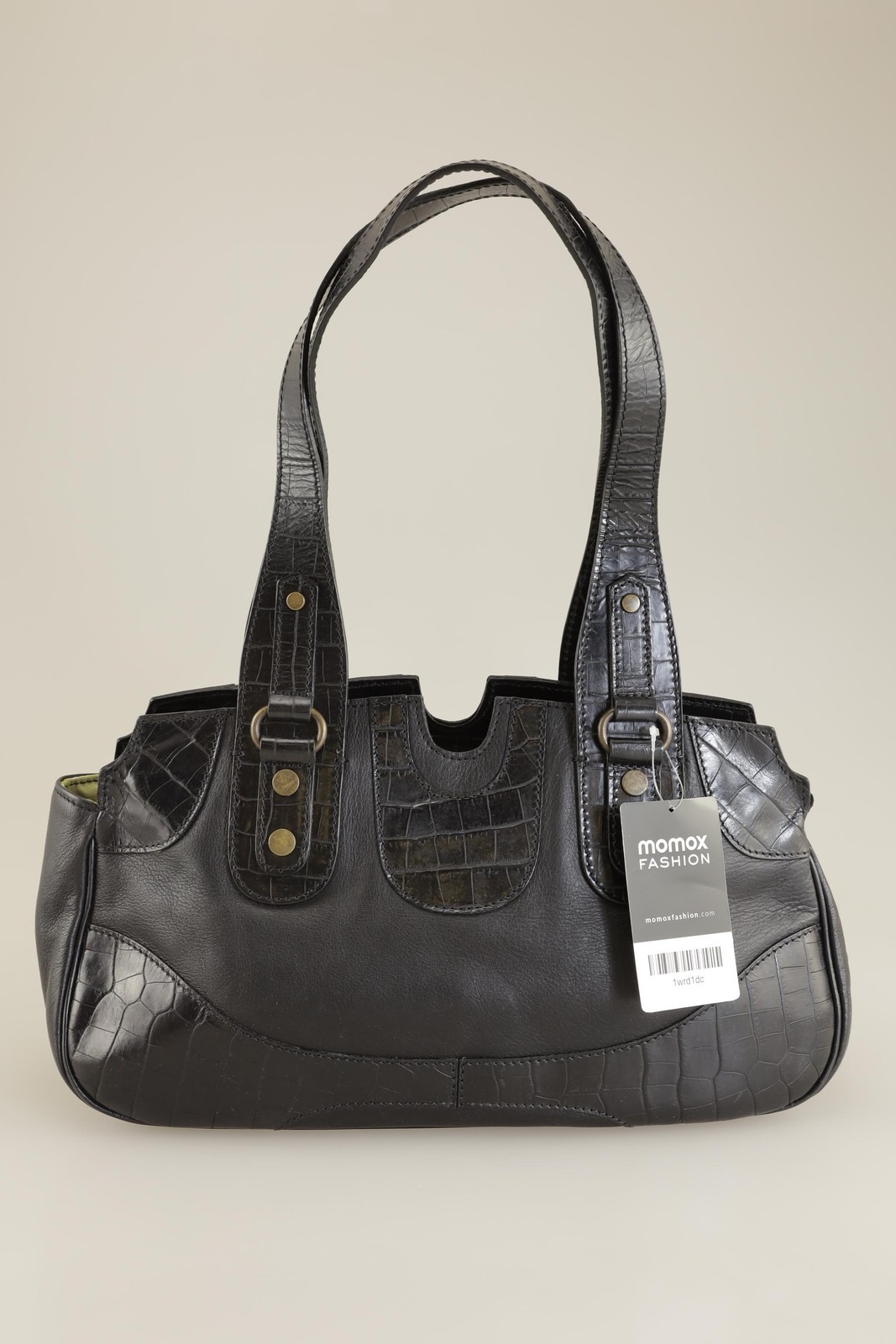Max Mara Handtasche Damen Umhängetasche Bag Damentasche Leder Schwarz #ey55nzo