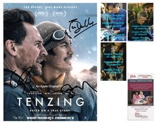 Willem Dafoe Genden Phuntsok 3x Cast Signed TENZING 8x10 Photo PROOF JSA