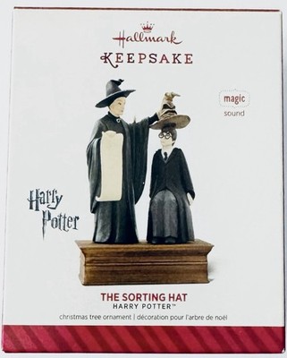 2014 HALLMARK KEEPSAKE HARRY POTTER THE SORTING HAT -BRAND NEW ORNAMENT L K  