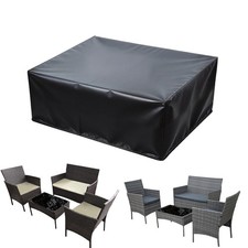 Waterproof Furniture Corner Sofa Cover Garden Heavy Duty Outdoor with Drawcord