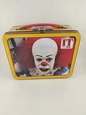 Stephen King's Classic "It" Pennywise The Clown Tin Tote Lunch Box Collectable