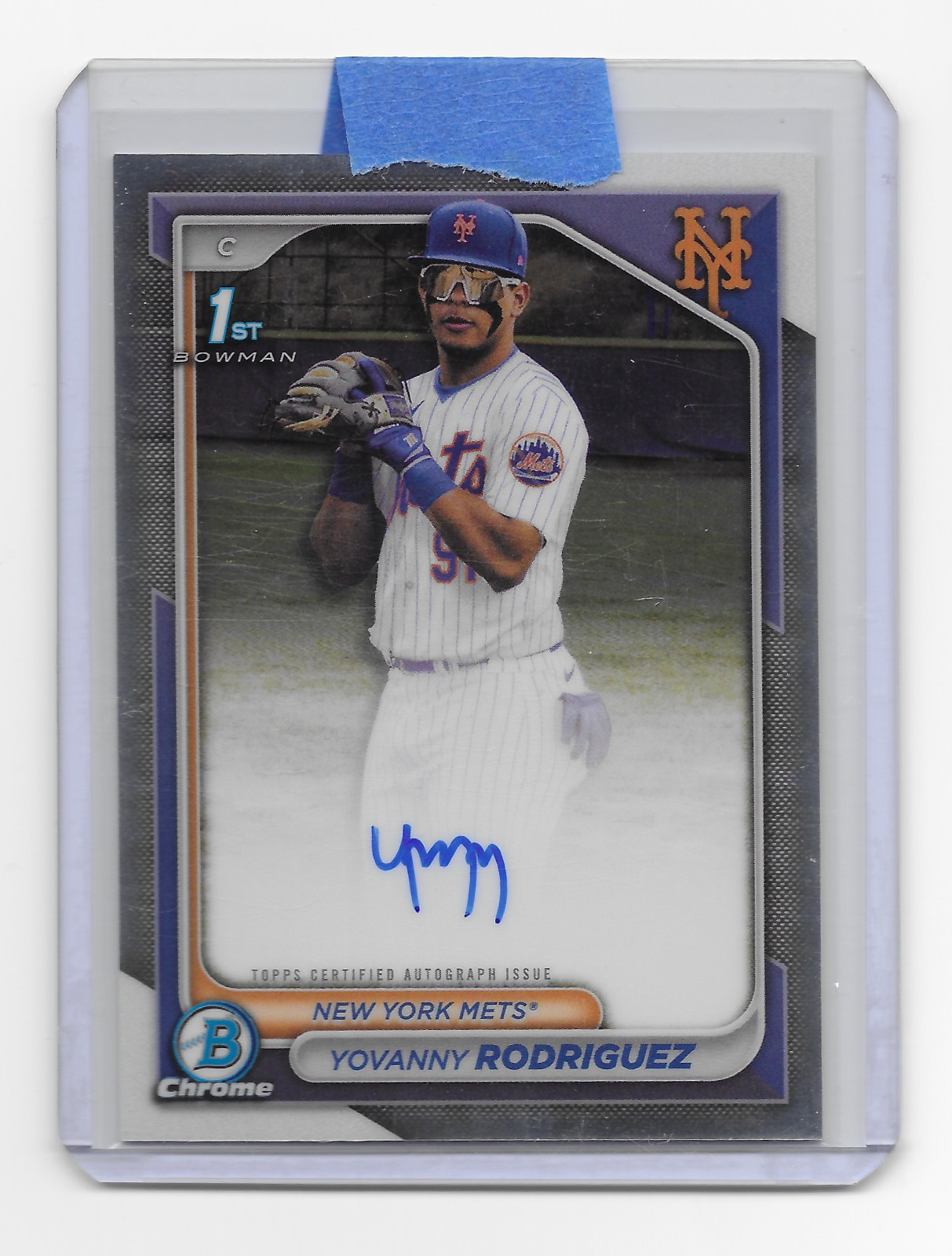 2024 Bowman Chrome - Prospect Autographs Yovanny Rodriguez #CPA-YR (AU, RC)