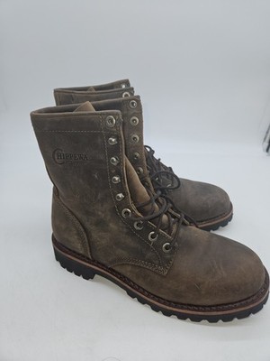 Men's 9.5 D Chippewa Classic 2.0 8in Lace Up Chocolate Leather Work Boots 