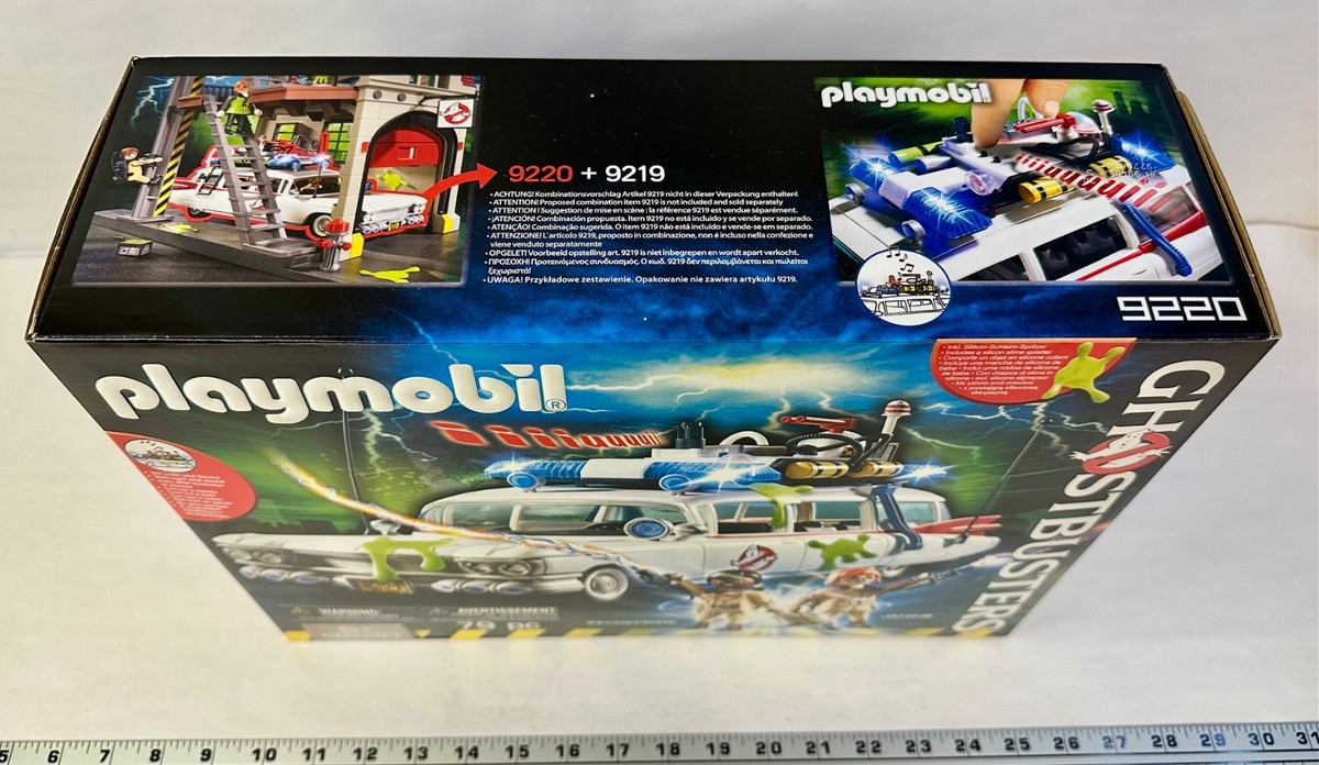 PLAYMOBIL Ghostbusters Ecto-1 (9220) with Winston and Janine - NEW