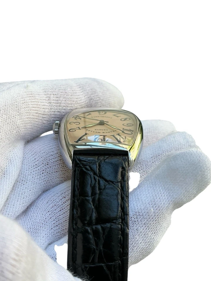 FRANCK MULLER CASABLANCA 2852 ESFERA ROSA SALMÓN ACERO INOXIDABLE Foto 4 de 4