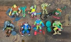 Teenage Mutant Ninja Turtles Lot Of 8 80’s 90's Vintage TMNT w/ weapons