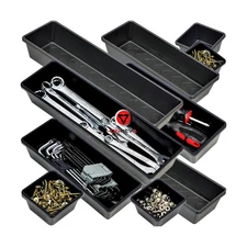 ONREVA Tool Box Organizer Tray Divider Set, Extra Large Toolbox Trays, Tool B...