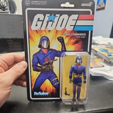 2021 GI JOE ReAction Super7      Cobra Commander       3.75  Figure NIP