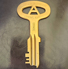 Folger Adam Co. Cut Key New Never Used *RARE FIND* Factory Stamped On Both Sides