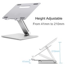 Laptop Stand Height Adjustable Aluminium