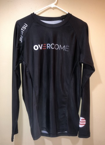 Overcome Rash Guard 2XL Shirt No-Gi Jui Jitsu Grappling Compression Long Sleeve - Picture 1 of 5