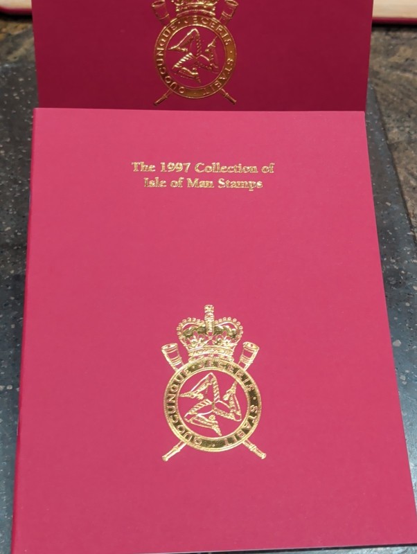 ISLE OF MAN - 1997 POST OFFICE YEAR BOOK c/w stamps Limited Edition SG cv £22