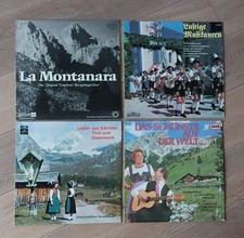 4x  LP La Montanara, BERGSTEIGERCHOR, Lieder ...