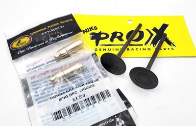 PROX EXHAUST VALVE SET OF 2 HONDA CRF450R '02-06 W/ KIBBLEWHITE VALVE GUIDES