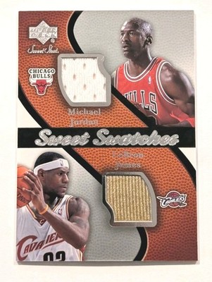Upper deck レブロンジェームズルーキーカードMichaeljordan 2007-08 Upper Deck Sweet Shot Michael Jordan LeBron James Dual