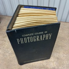 1950’s “Complete Course In Photography” 30 Booklets In Hard Bound Binder
