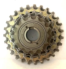 vintage Suntour PRO COMPE 5 speed bicycle FREEWHEEL L'eroica Gold 888 14-32