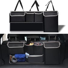 Trunk Hanging Organizer Backseat Bag Car Interior Accessories With 4 Pocketsa