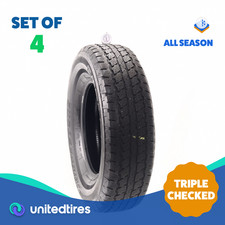 Set Of 4 Used 25575r17 Bridgestone Dueler At Rh-s 115t - 6.5-8.532