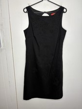 Sangria Dress Womens 6 Vintage Sleeveless LBD Lined Beaded Floral APplique