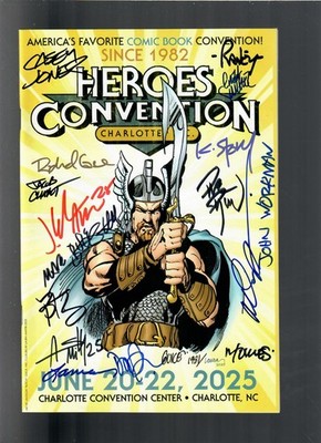 SIGNED HEROES CONVENTION 2025 16 CREATORS SEE LIST LOOKS NICE NOT PERFECT
