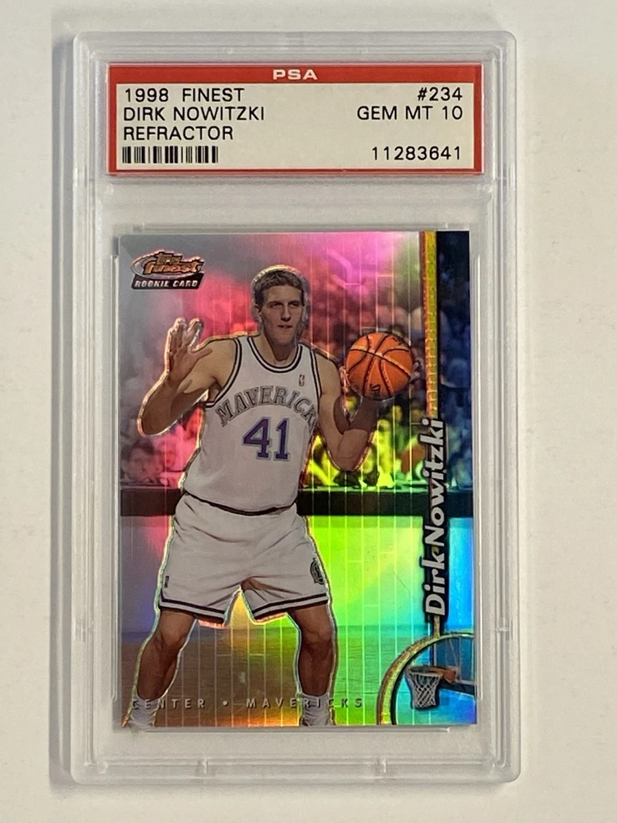 Dirk Nowitzki Basketball Grade 10 Rookie Sports Trading Cards