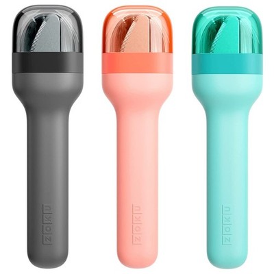 Zoku Taschenutensilien Set - Mehrweg Messer Gabel Löffel Besteck Set mit Tragetasche