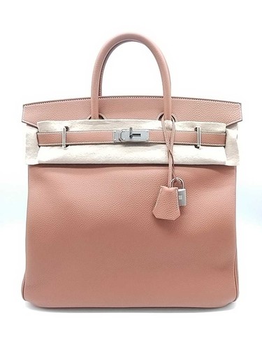 Hermes Birkin Hac 40 Gold Brown Togo Palladium Duffle Bag Vc1025lpzxzmia