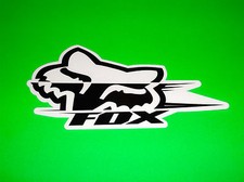 Fox Racing Motocross Atv Quad Bmx Skateboard Black Illusions Sticker Decal