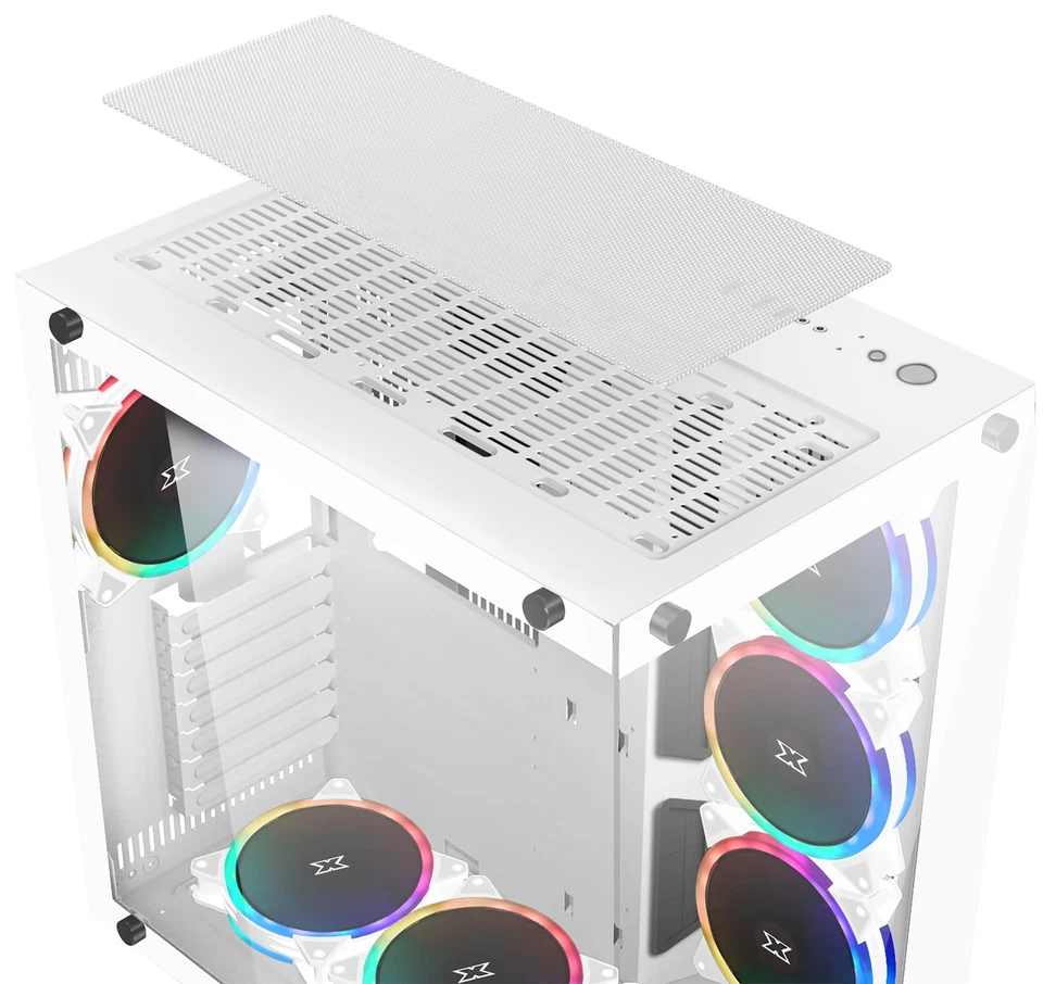 PC- Gehäuse Xigmatek Aquarius Plus Arctic - Bild 3 von 4