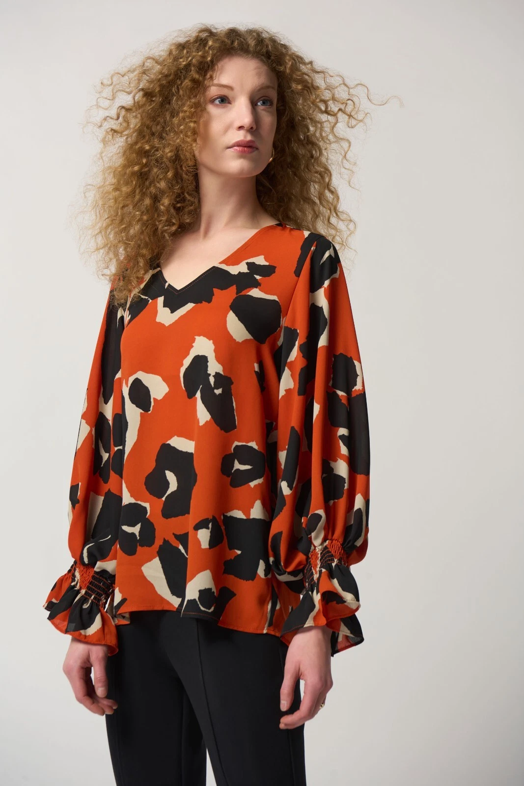 Joseph Ribkoff 233201 Puff Sleeve Top Original Price £195.00
