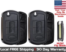 2x New Replacement Key Fob Remote SHELL / CASE For Land - Range Rover Vehicles