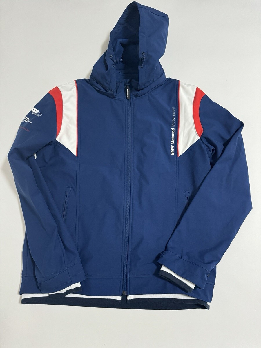 BMW Motorrad Motorsport Soft Shell Jacket Blue New Men's BMW Motorrad Motorsport Soft Shell Jacket Blue New Men's